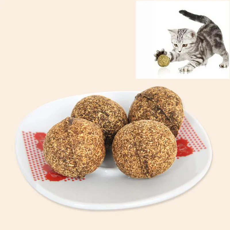 Популярный шарик С Кошачьей Мятой игровой мяч покрытый Кошачьей Мятой и колокольчиком игрушка для домашних животных котенок кошачья мята игрушки