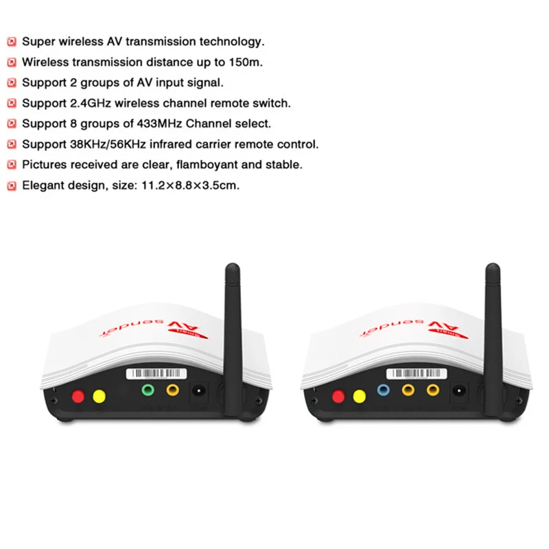 150 м 2 4G Smart Digital STB беспроводное устройство обмена беспроводной AV аудио видео