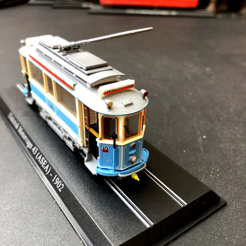 1: 87 моделирование винтажное Ретро ELETRISK MOTRVAGN 43 (ASEA)-1902 Atlas Tram статическая модель