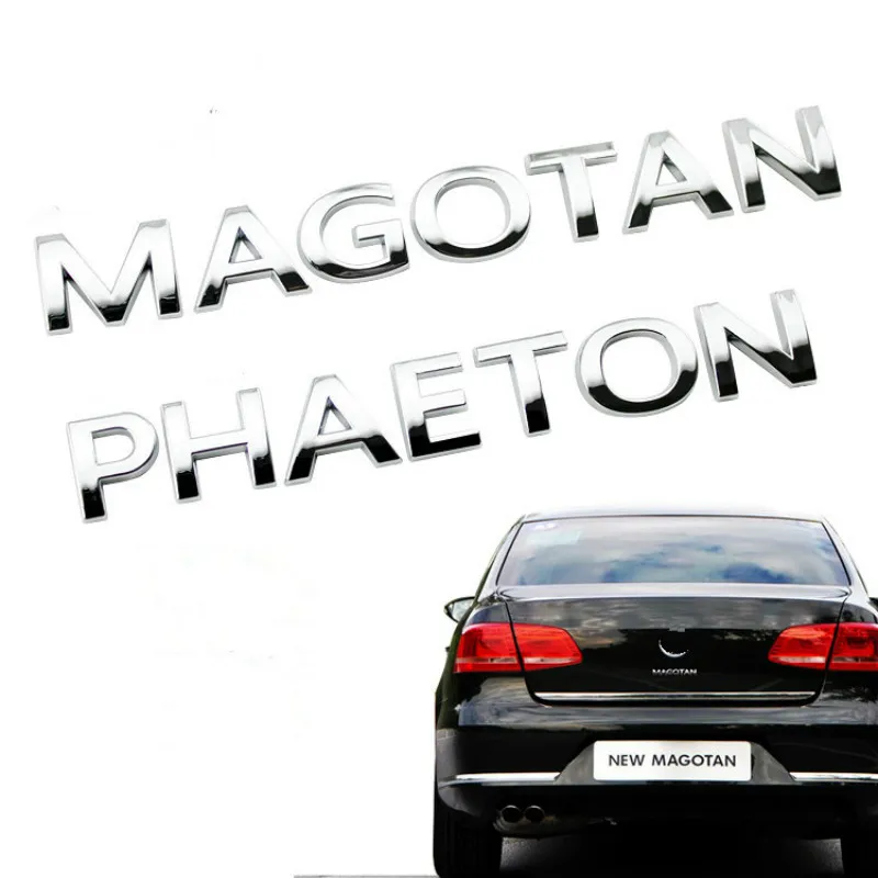 1 шт. 3D ABS хром MAGOTAN отдельные буквы логотип хвост рейтон эмблема PHAETON