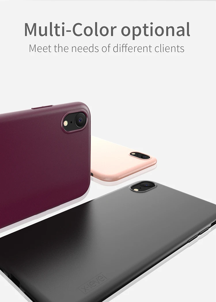 XS Max для iPhone XS Max чехол для iPhone XR XS X-Level Мягкий ТПУ чехол для телефона для iPhone XR XS X Utra тонкий мягкий защитный чехол