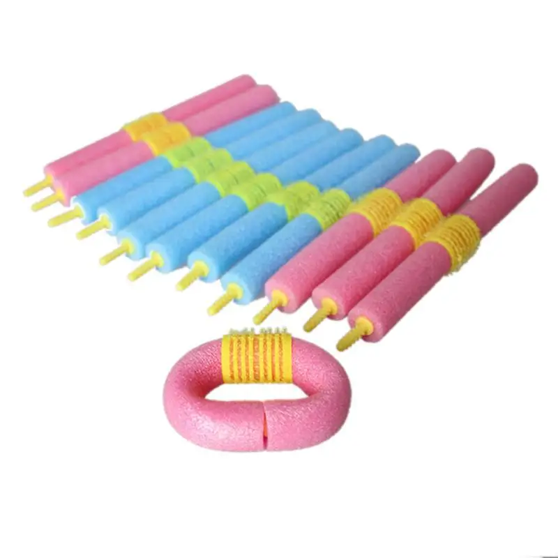 XY Fancy 12 шт. шерсть самослипание волосы бигуди Curl волосы бигуди DIY губка магия волос щипцы для завивки волос плойка Конусная