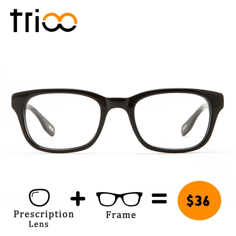 

Мужские очки для коррекции близорукости TRIOO, модные диоптрийные очки с прозрачными линзами