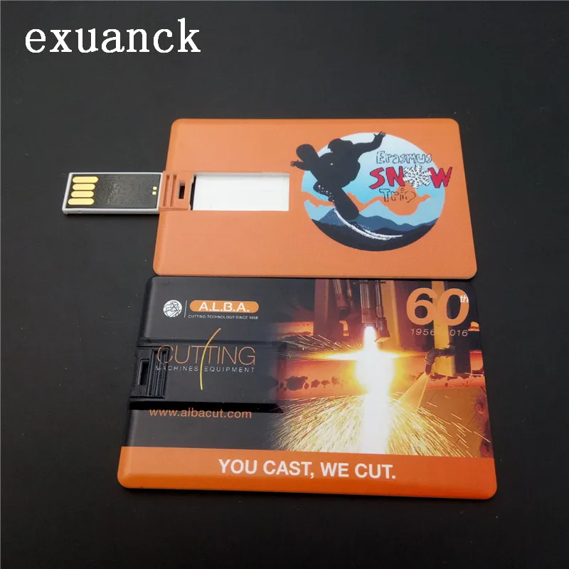 Exuanck usb-флеш-накопитель в подарок, Заказная белая карта usb 2,0 флэш-накопитель 4-32 Гб для подарок компании музыкальный альбом(более 10 шт бесплатный логотип