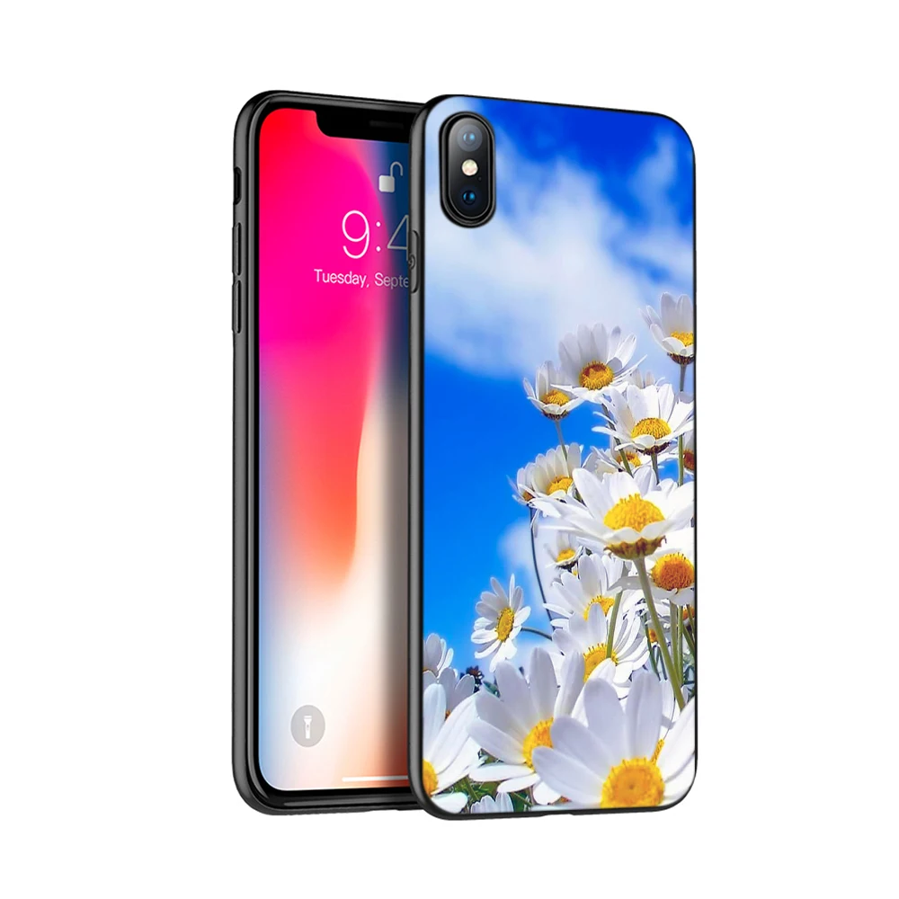 Черный чехол из термополиуретана для iphone 5 6 6s 7 8 plus x 10 XR XS 11 pro MAX с изображением