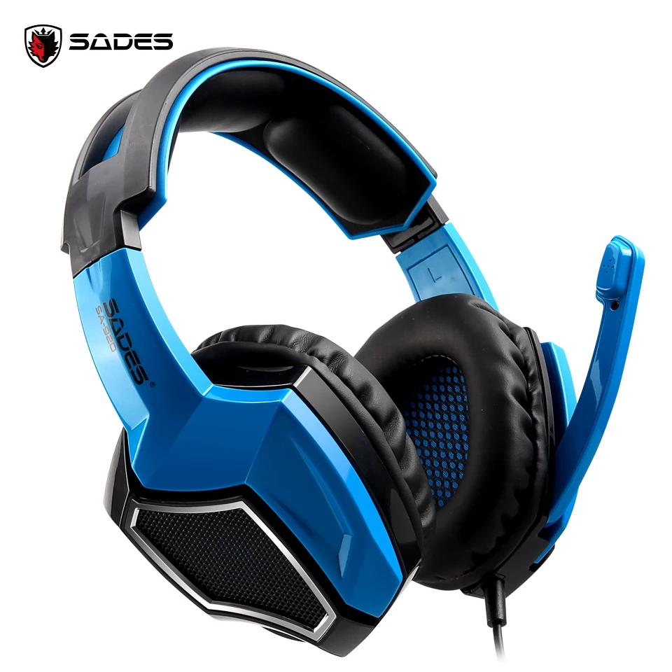 Оригинальные разноплатформенные Игровые наушники SADES SA 920 для ноутбука/PS4/Xbox