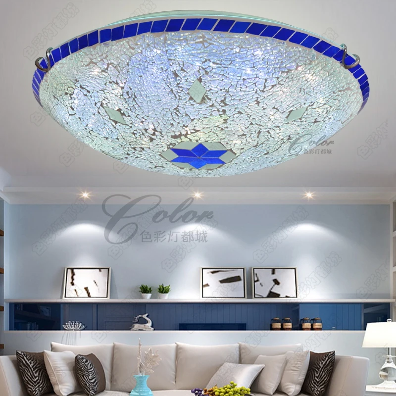 Средиземноморская светодиодная купольная лампа с богемным коридором балкон