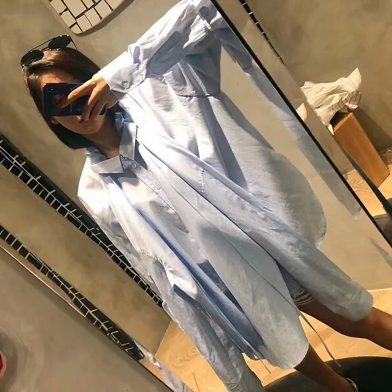 TWOTWINSTYLE рубашка с длинными рукавами Блузка женская со шнуровкой Tide повседневные