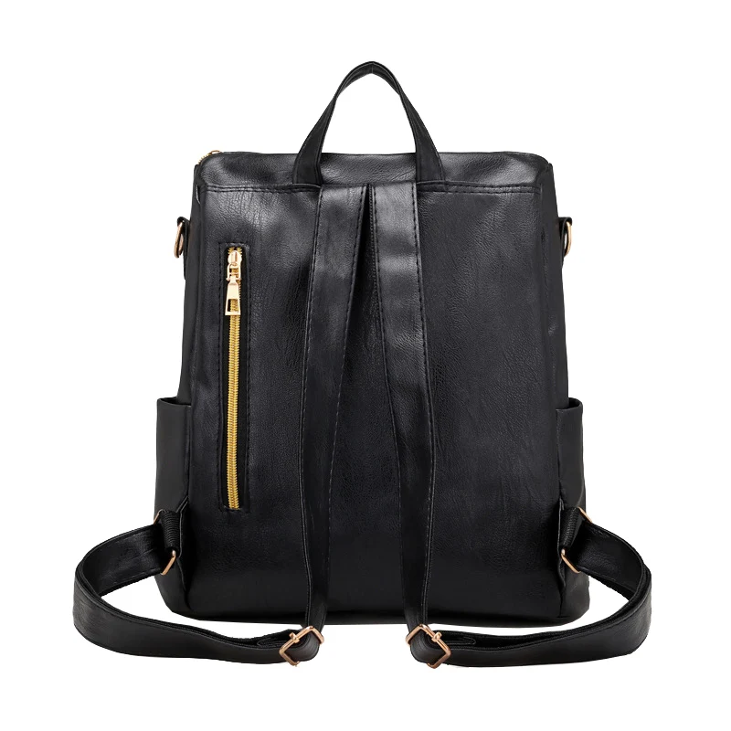 Тренд женские рюкзаки сумка повседневная в полоску на молнии женская модная