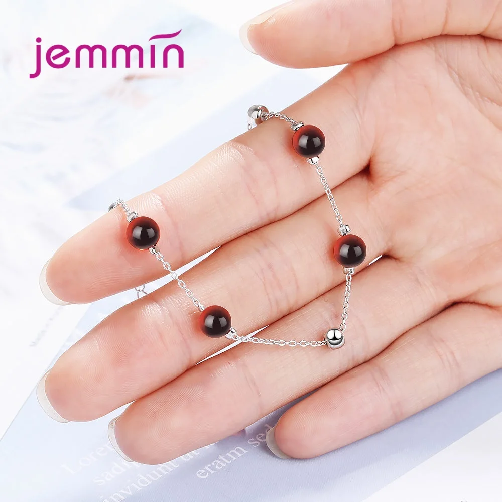 New Hot 925 Sterling Silver Charm Bracelets Trendy Ball Design Good Quality Best Gift For Women Girls Party Appointment | Украшения и