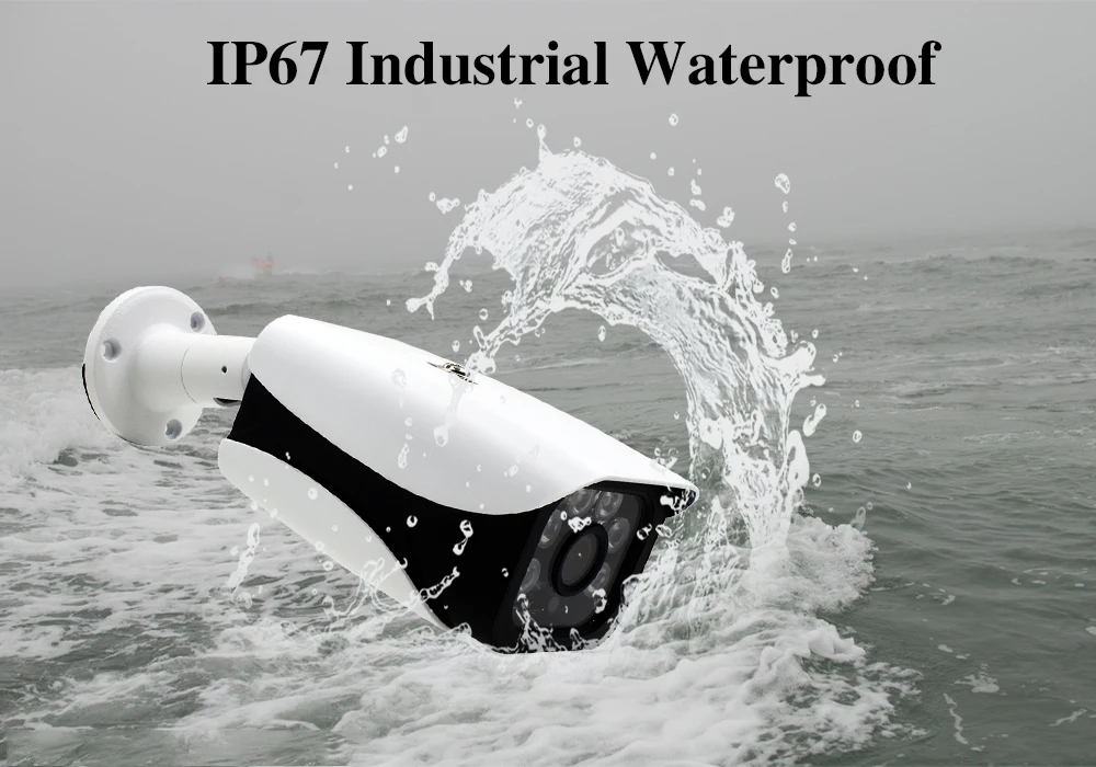 

5MP AHD Camera Surveillance 6*Array Infrared Light Night Vision Outdoor Metal Waterproof Security Camera 5.0MP CCTV KIT
