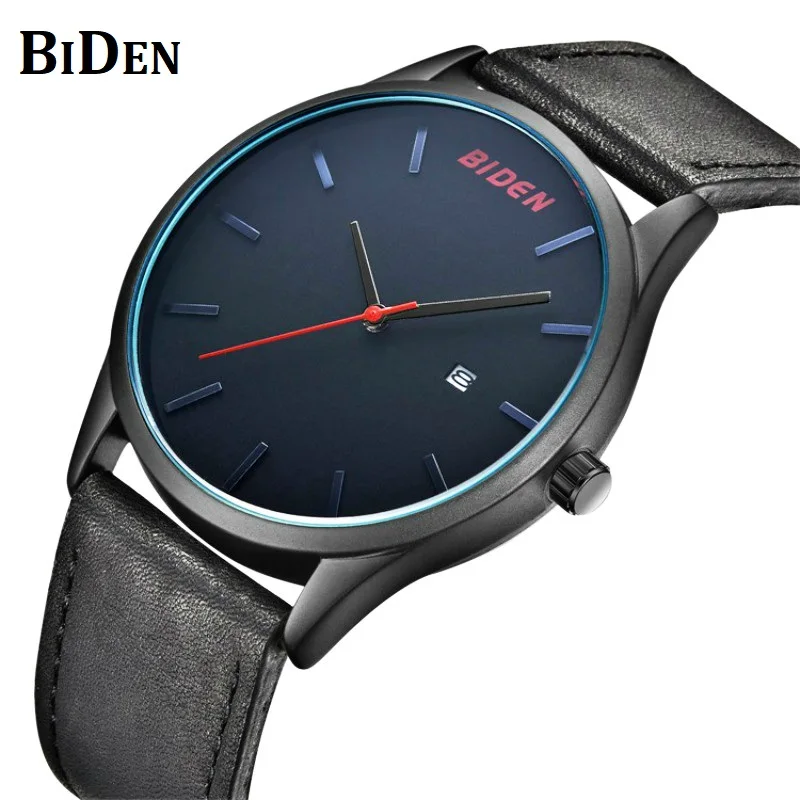 Мужские часы BIDEN известный простой стиль японский кварцевые наручные мужские