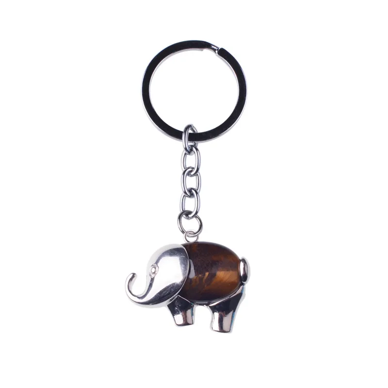 2017 Fashion Mascot Elephant Keychains Round Elegant Exquisite Car Key Chain & Bag Buckles Chaveiro Llaveros Kawaii