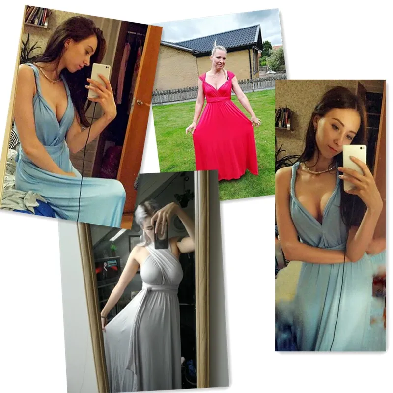 Платье женское длинное в стиле бохо пикантное элегантное платье трансформер с