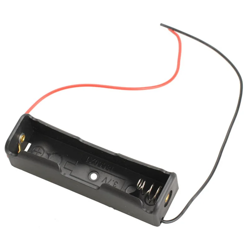 Чехол с зажимом для аккумулятора 18650 проводами 5x одним разъемом DIY FP8|wire case|holder