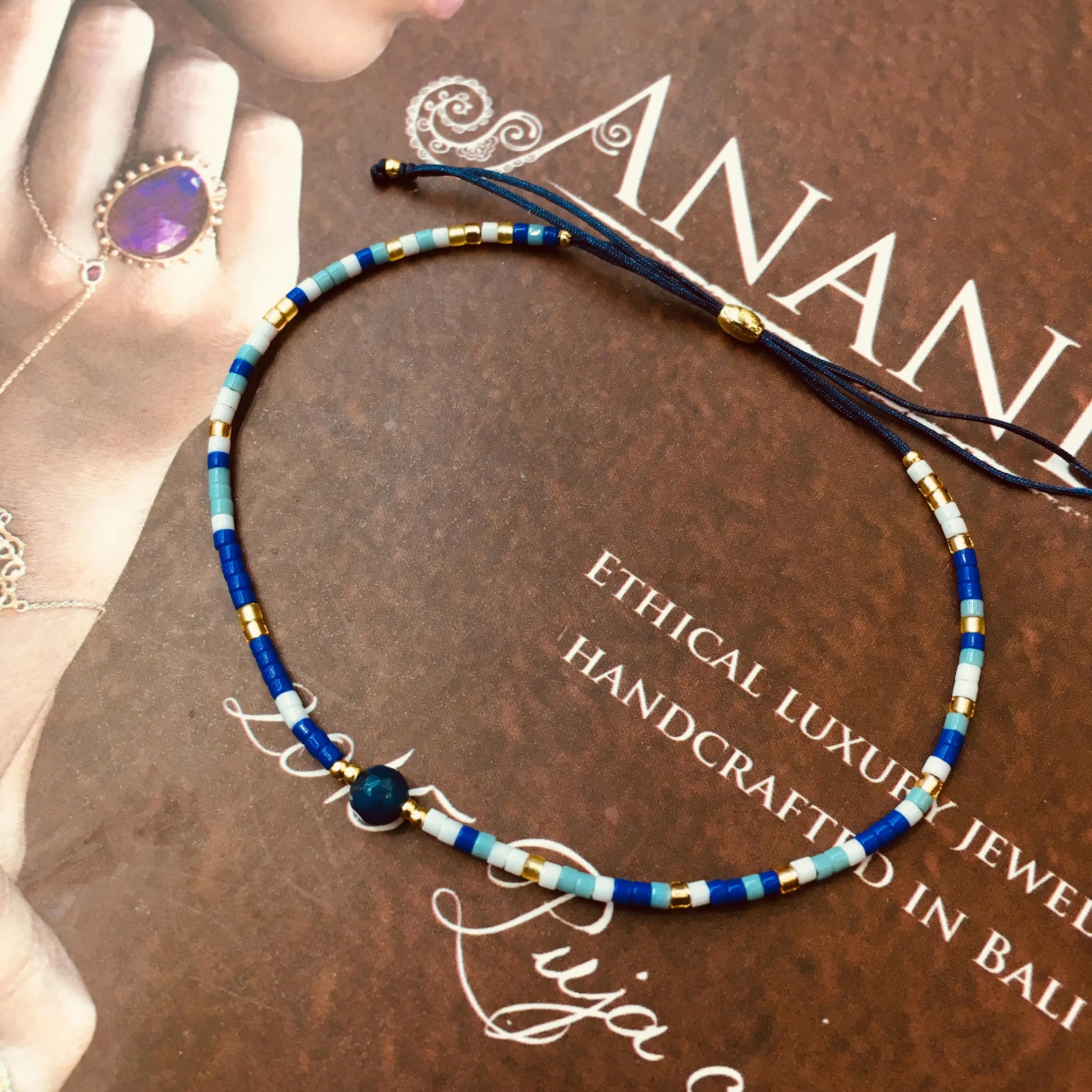 Женский браслет с жемчугом и кристаллами ювелирное изделие в стиле бохо|Браслеты