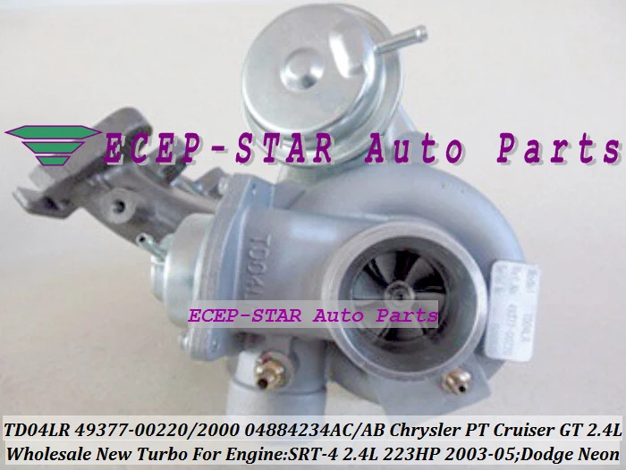 Турбокартридж CHRA TD04LR 49377 00220 00200 04884234AC AB для Chrysler PT Cruiser GT Dodge Neon SRT 4 03 05 EDV 2.4L|turbo