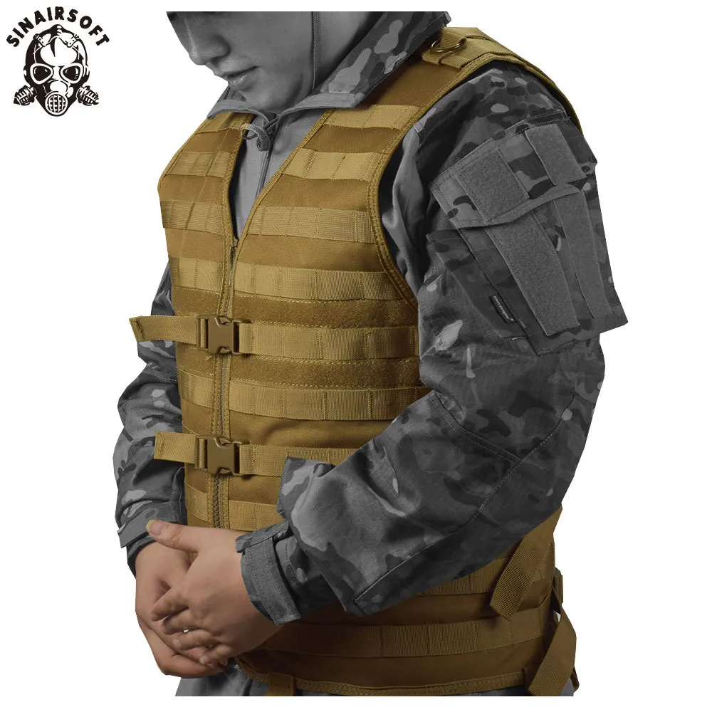 SINAIRSOFT Molle тактический жилет для страйкбола камуфляжный армейский CS уличная