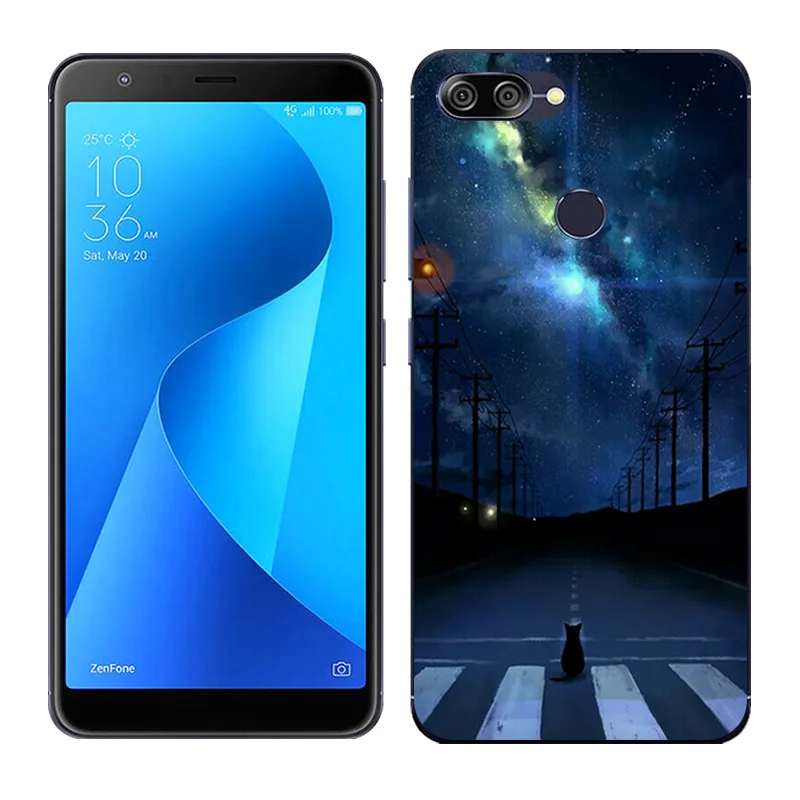 Силиконовый чехол для Asus Zenfone Max Plus M1 с аэрокосмическим рисунком, мягкая задняя крышка для Asus Zenfone Max Plus M1 ZB570TL X018D