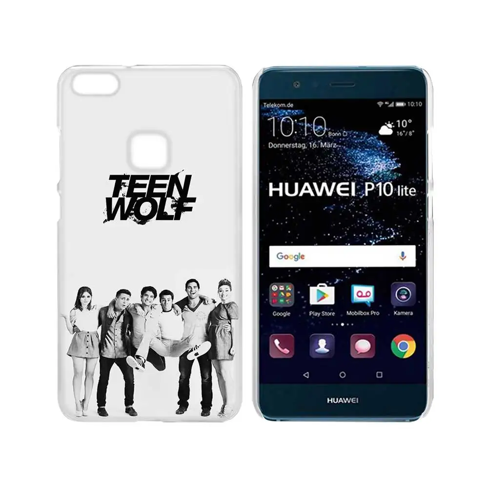 SHELI Stilinski 24 Teen Wolf Transparent Hard Phone case cover for Huawei P8 P9 P10 P20 Lite Plus Pro Mate 10 Lite