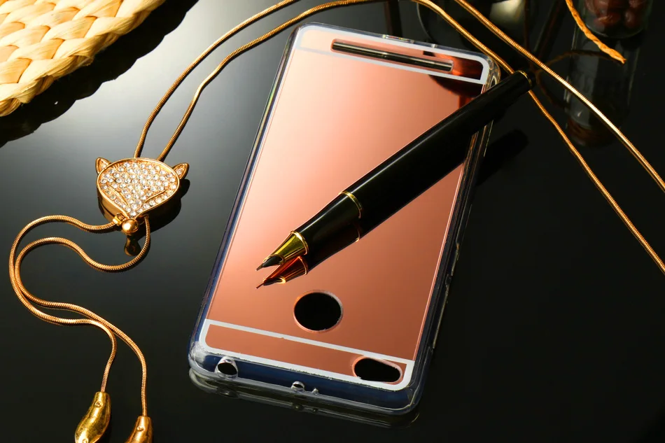 Чехлы для Xiaomi Redmi 3 S 3 S Redmi 3 Pro Redmi 3 S Pro Redmi3 Pro 5,0 дюймов с зеркальным покрытием из ТПУ оболочка корпус сумка