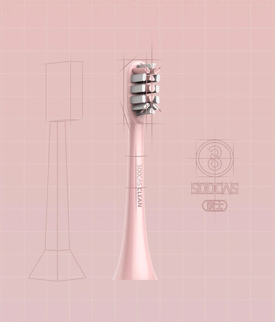 SOOCAS X3 Sonic Electric Toothbrush xiaomi USB wireless Charging tooth brush Adult Ultrasonic toothbrush APP 4 cleaning modes