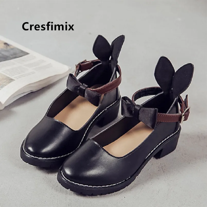 Zapatos De Mujer женские милые бежевые удобные туфли с бантом Модные черные из