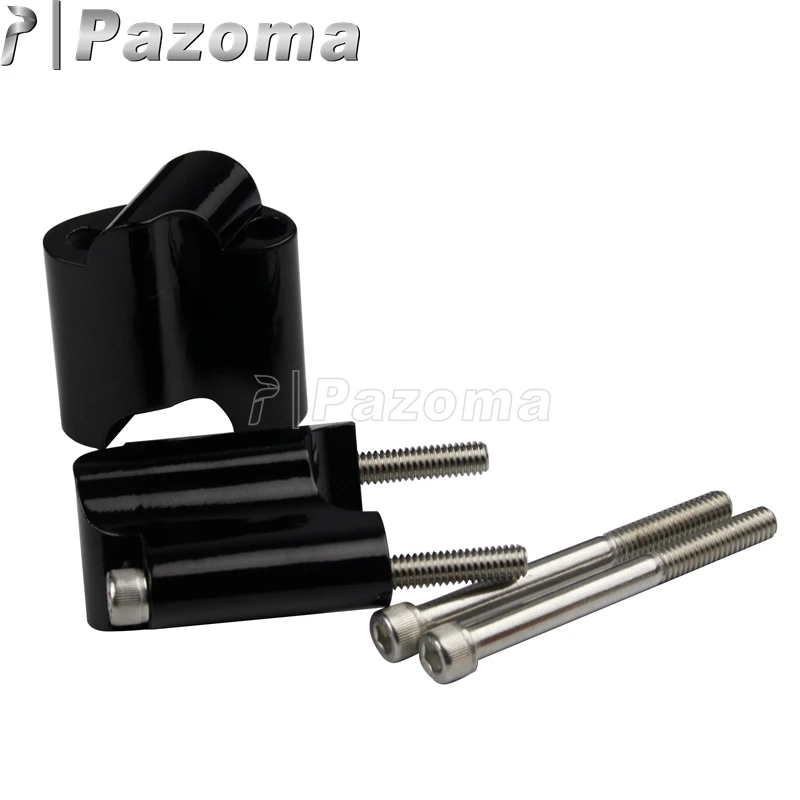 Черный мотоцикл 2 &quotRise Руль Riser 1&quot Ручка Бар Расширение Комплект для Harley Sportster XL