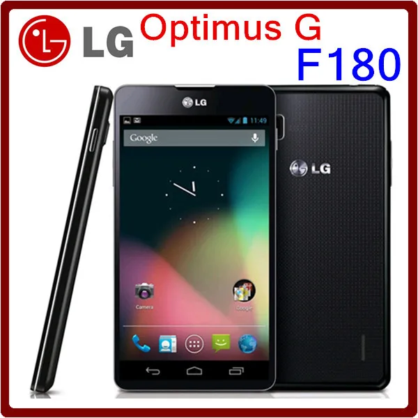 Оригинальный F180 LG Optimus G E975 мобильного телефона 13MP GPS WIFI 32 ГБ ROM 2 512ram Android OS v4.1.2