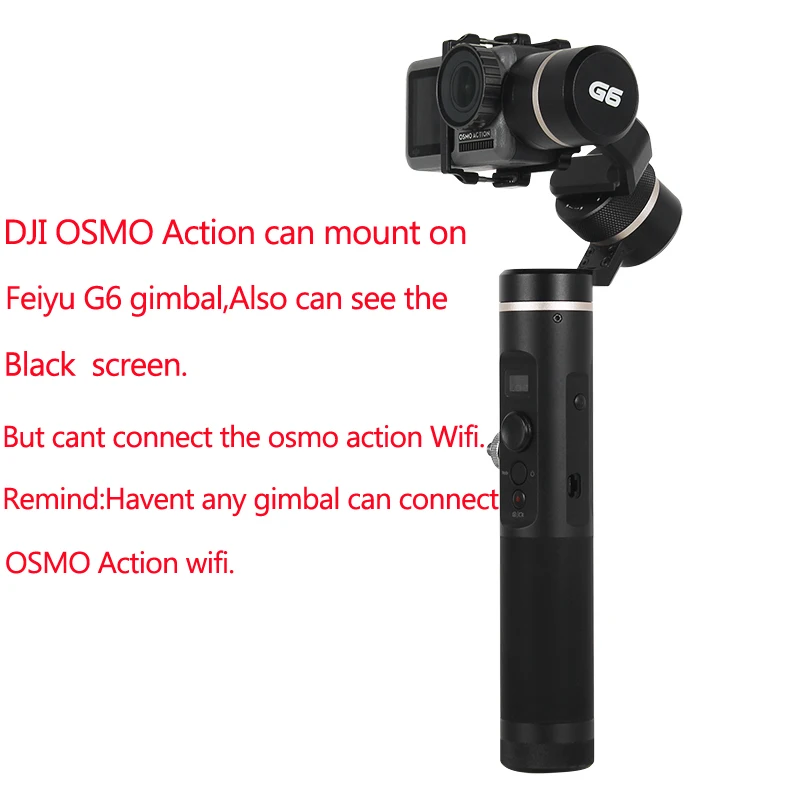 FeiyuTech G6 Gimbal Feiyu брызгозащищенный стабилизатор для экшн-камеры OLED угол наклона для Hero 7 6 5 4 RX0 DJI Osmo Action