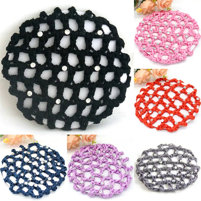1 шт. Новое поступление женские волосы булочка крышка Snood жемчужный Балет Танцы