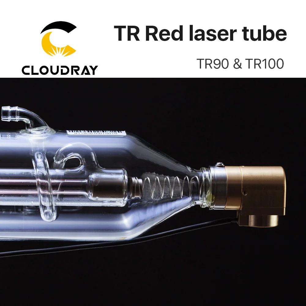 CO2 лазерная трубка SPT TR90 & TR100 90 Вт 100 деревянная коробка длина упаковки 1280 мм 1480