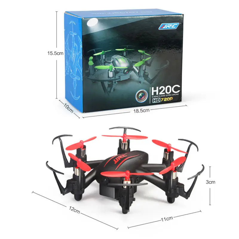 JJRC H20C RC Летательный Аппарат с 720 P HD Камера 2.4 Г Профессиональный Пульт