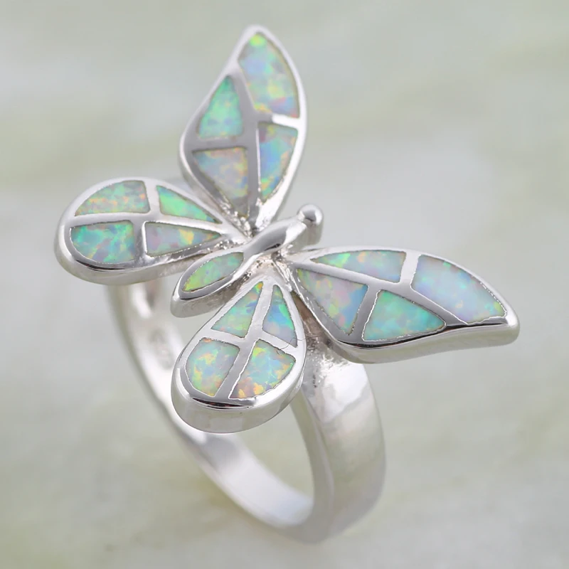 Женское кольцо с бабочкой серебряное размеры 5 6 7 8 9 10 R616|ring size|fashion jewelry ringjewelry rings |