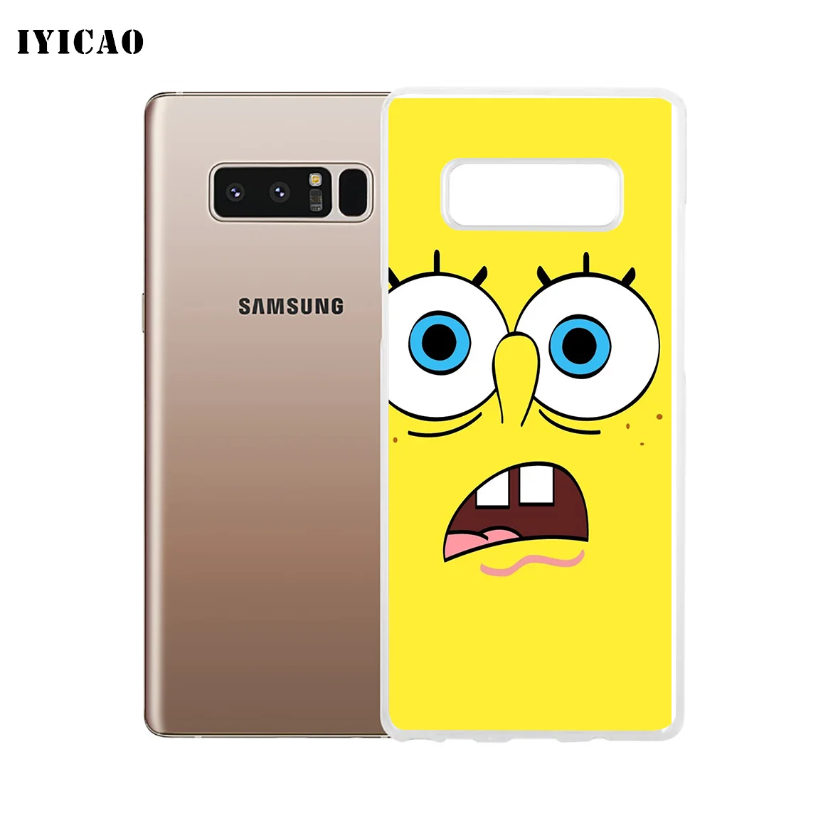 IYICAO Губка Боб Квадратные Штаны Мягкий силиконовый чехол для телефона Samsung A5 A6 Plus A7