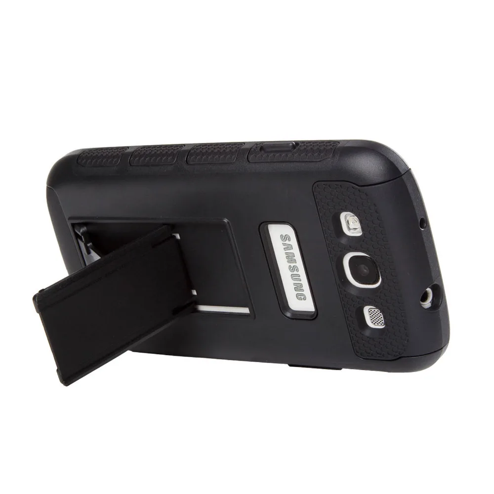 Hybrid Best Impact Dual Layer Silicone Case Cover For Samsung Galaxy S3 i9300 Stand Phone Cases Screen Protector Film Stylus |