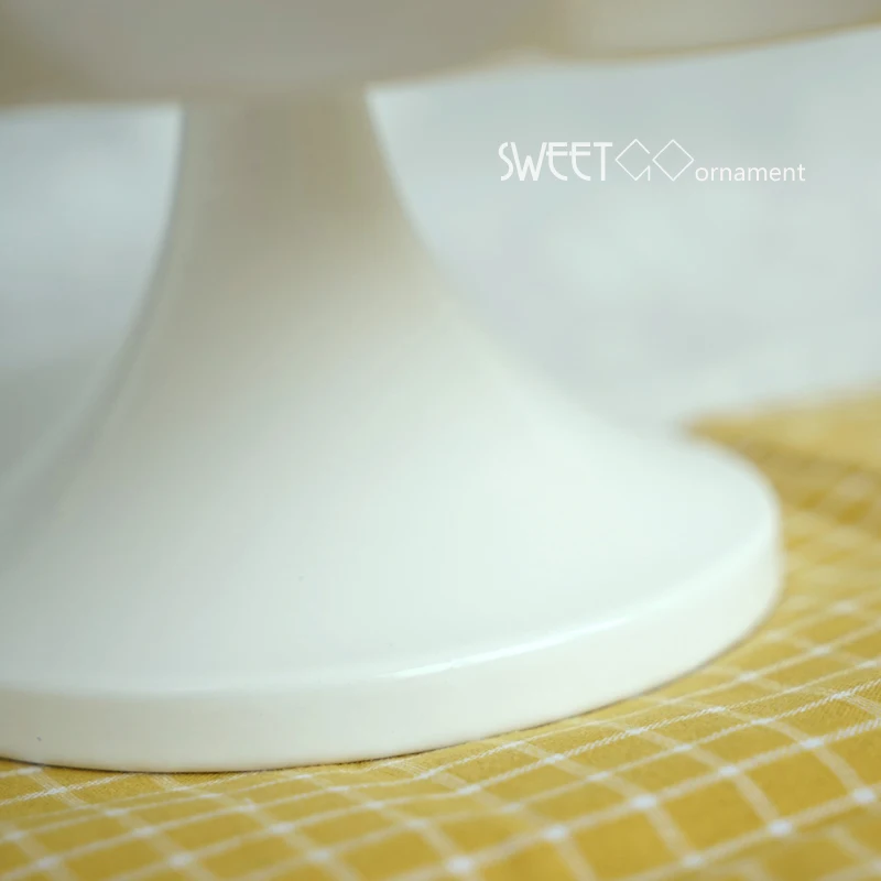 Купольная подставка для торта 8 дюймов белая металлическая десертная тарелка