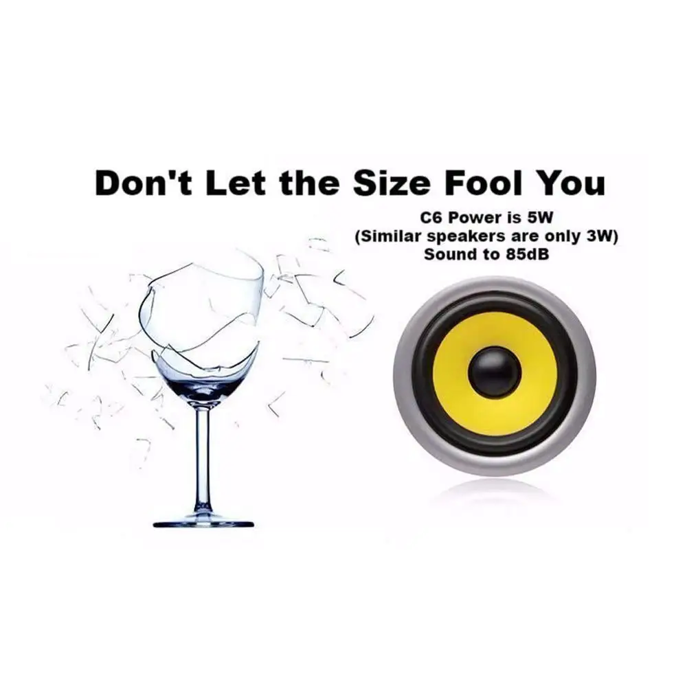 Портативный беспроводной Bluetooth динамик водонепроницаемый мини IP65 с отличными