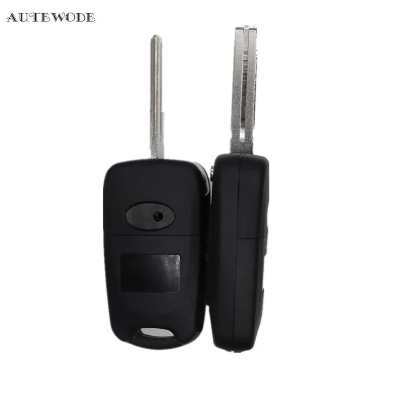 AUTEWODE 3 кнопки дистанционного флип ключа оболочки для Hyundai I20 I30 IX35 Avante Solaris KIA Rio K2 K5
