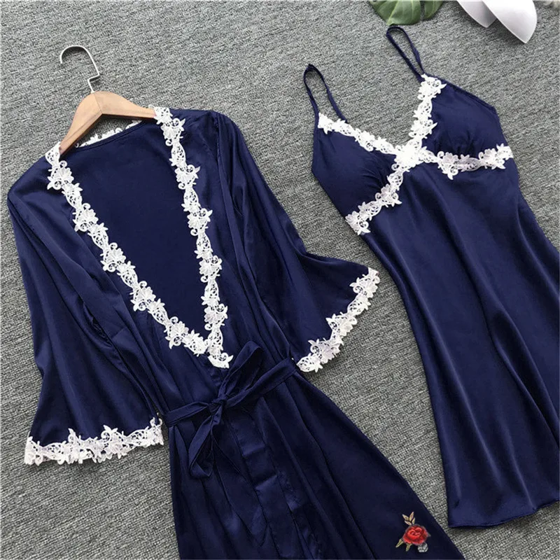 5PC Suit Women Sexy Nightwear Underwear Babydoll Sleepwear Dress 5PC Suit