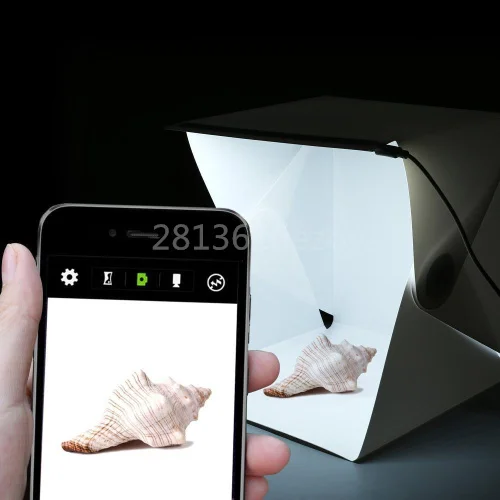 Фотостудия светильник вой короб 40 см складной софтбокс студия портативный фон