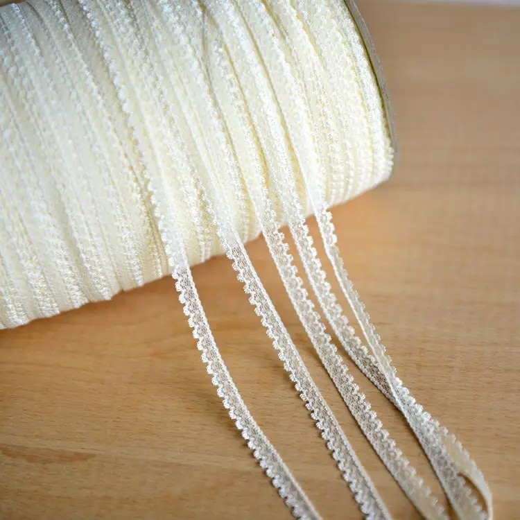

E950 doll lace dots smooth texture DIY lace accessories 0.7cm width