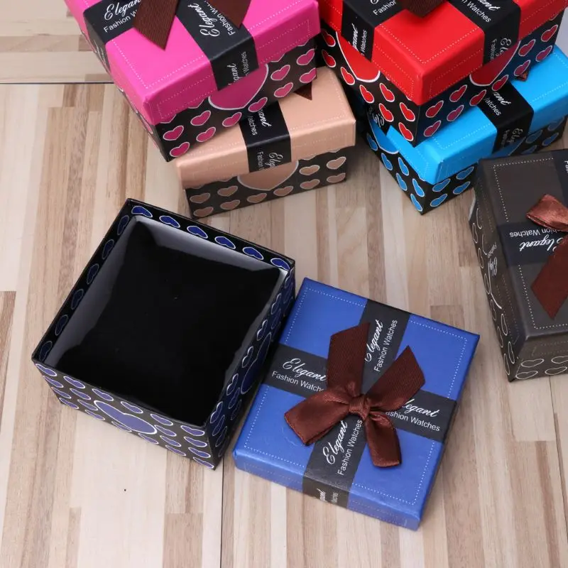 Bowtie прочная подарочная упаковка чехол для браслета браслет ювелирное изделие подарок коробка для часов