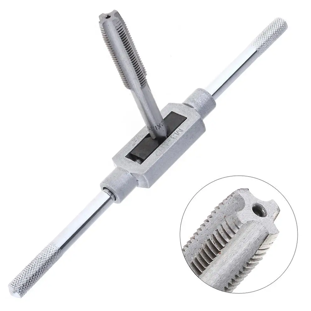 

11pcs/lot Cr-Mo Tap Die Bolt Remover Screw Thread Metric Plugs Set with Holder Frame Tool and M6-M12 Straight Flute Drill Set