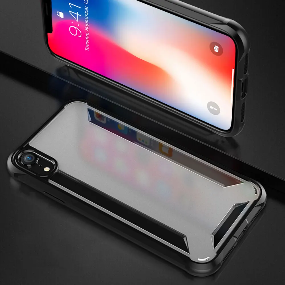 Ударопрочный чехол KISSCASE для iPhone 7 8 XR XS Max Heavy Duty военный бронированный телефона Plus