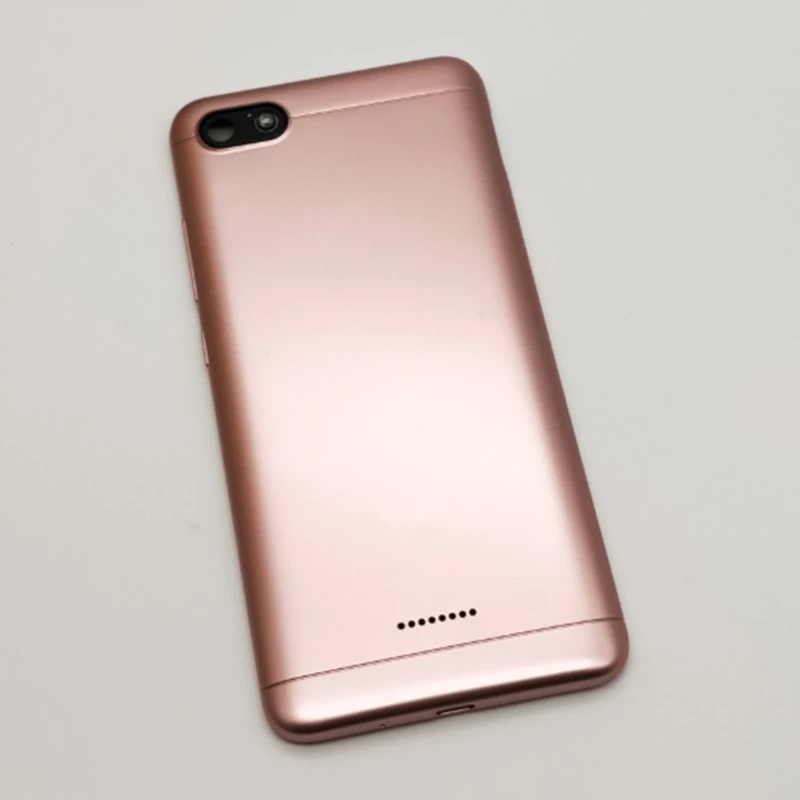 Для Xiaomi Redmi 6A батарея задняя крышка корпус пластиковая дверь для Xiaomi Redmi 6A камера Стекло объектив Запасные части