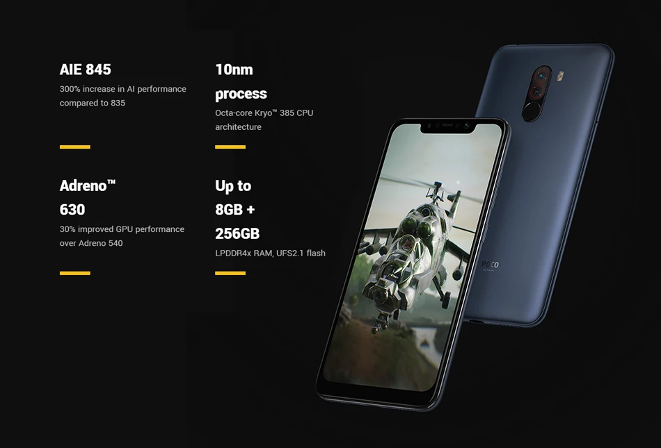 Глобальная версия Xiaomi POCOPHONE F1 6 ГБ 128 Гб Смартфон Snapdragon 845 20 МП фронтальная камера LiquidCool 6,18 ''полный экран