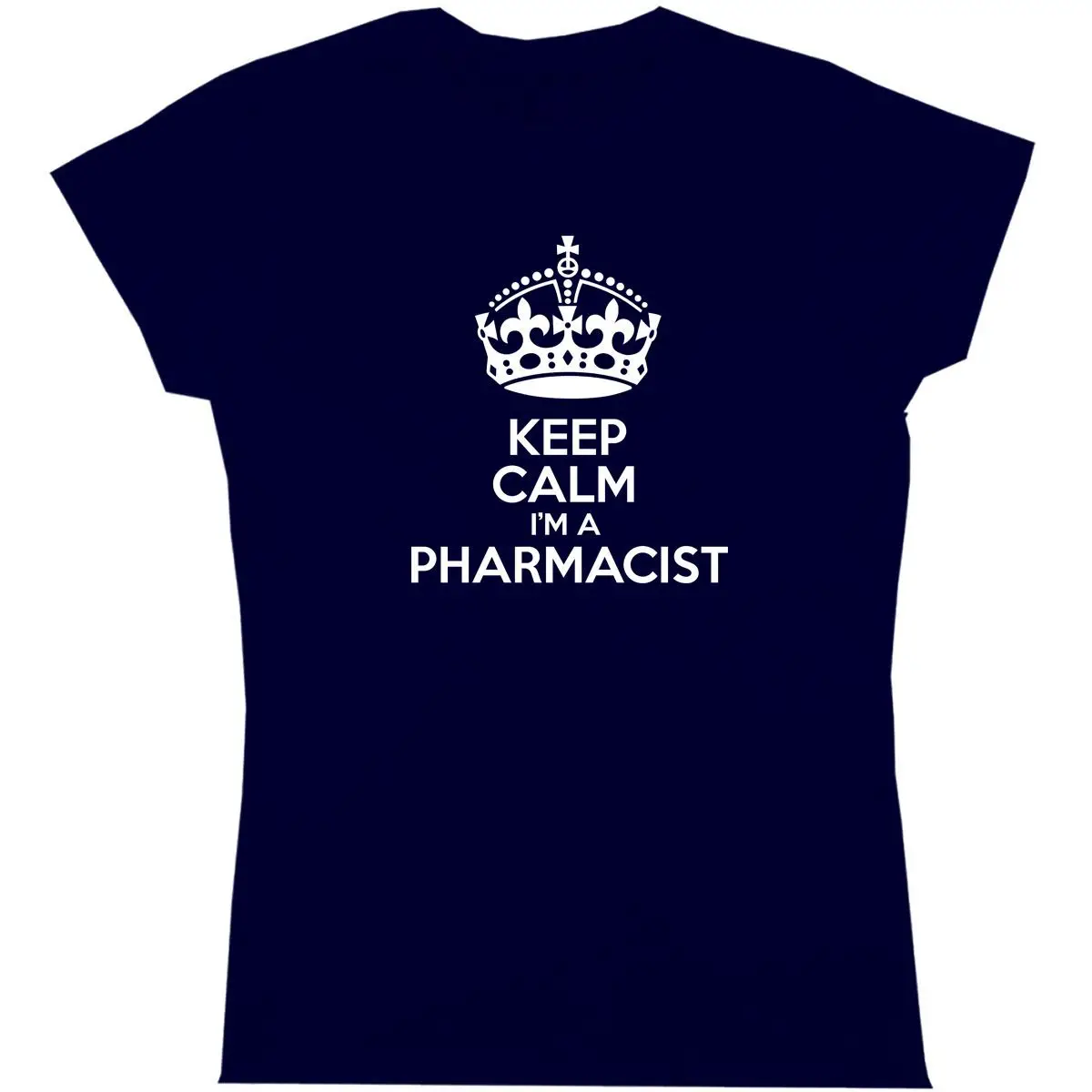 Keep calm i'm a pharmacist женская футболка с забавным юмором для дня рождения принтом в