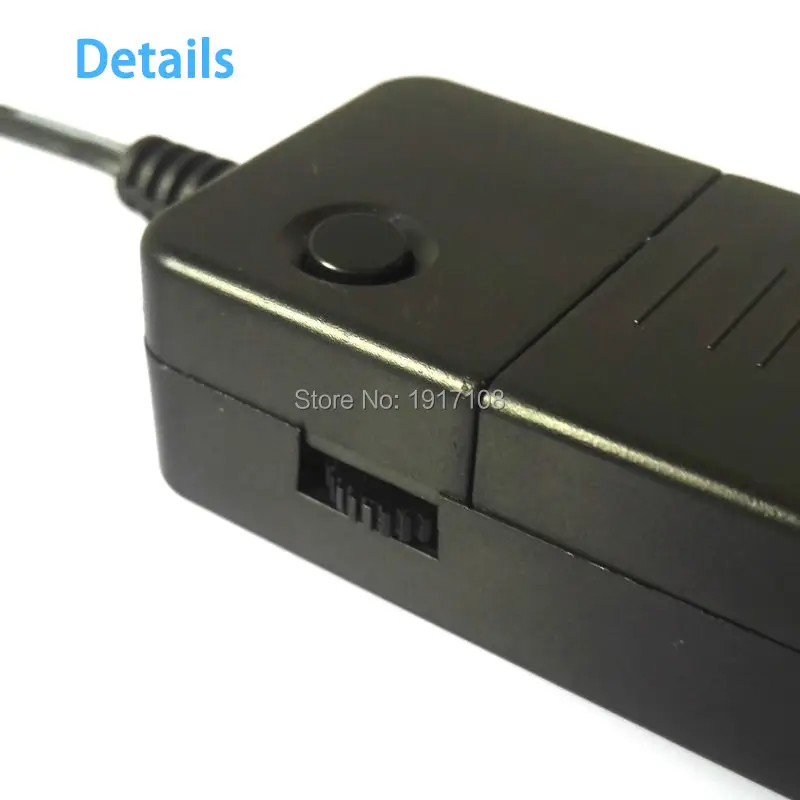 DC3V Sound activated EL wire inverter powered by 2AA battery used for driving 1-8m or strip For Party Decoration | Дом и сад