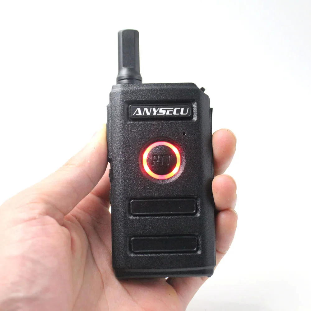 Ультратонкая мини рация ANYSECU MINI 2 двойная PTT UHF 400 470 МГц 16 каналов аккумулятор 1500